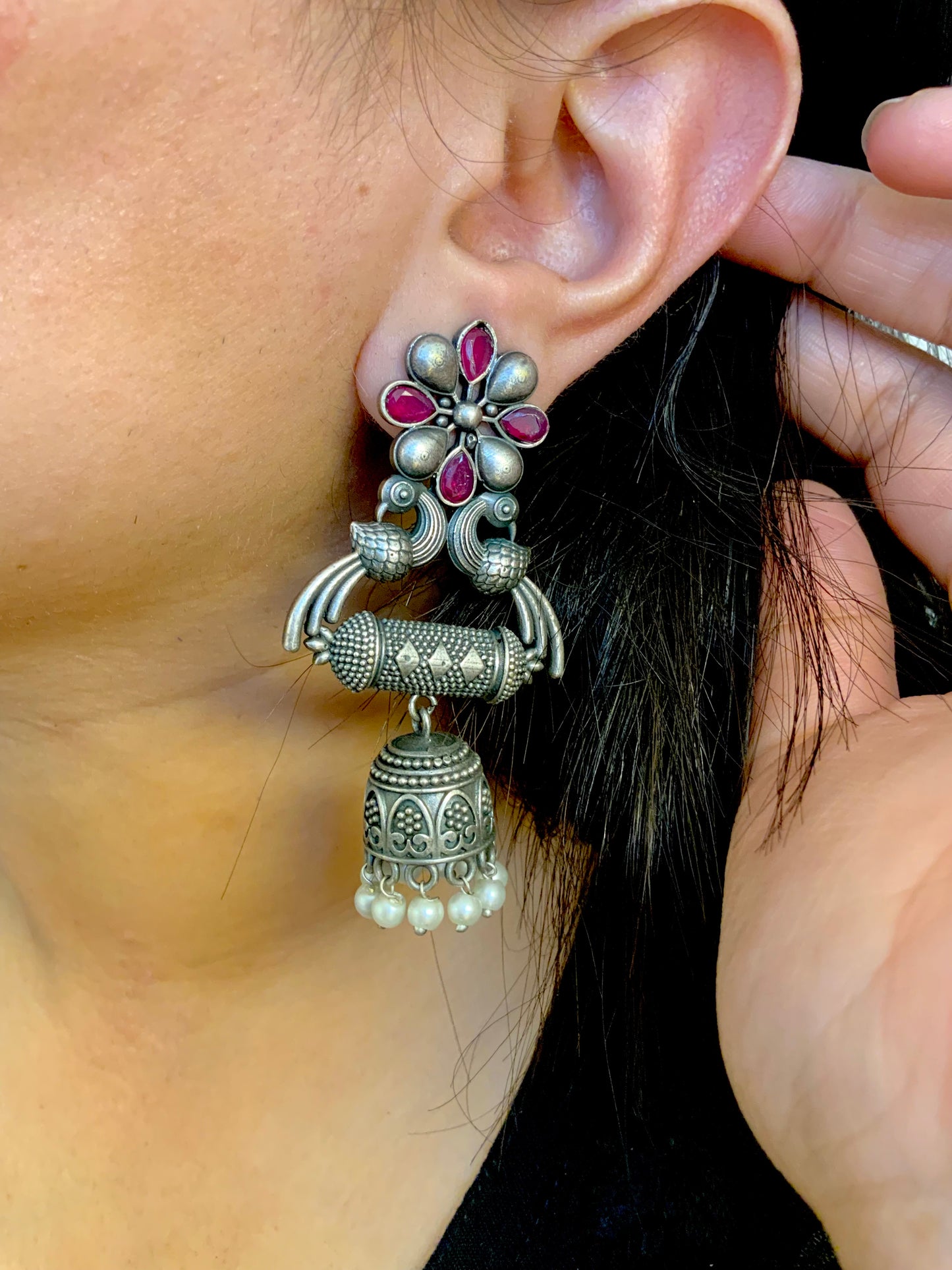 Gulabdaani jhumkas