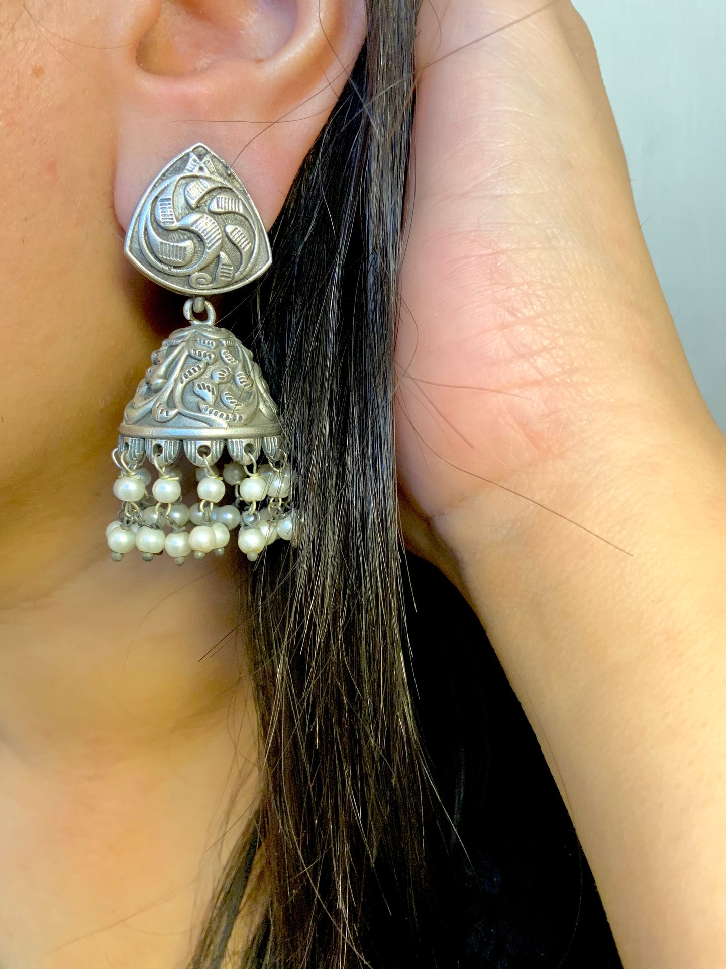 Bhor jhumkas