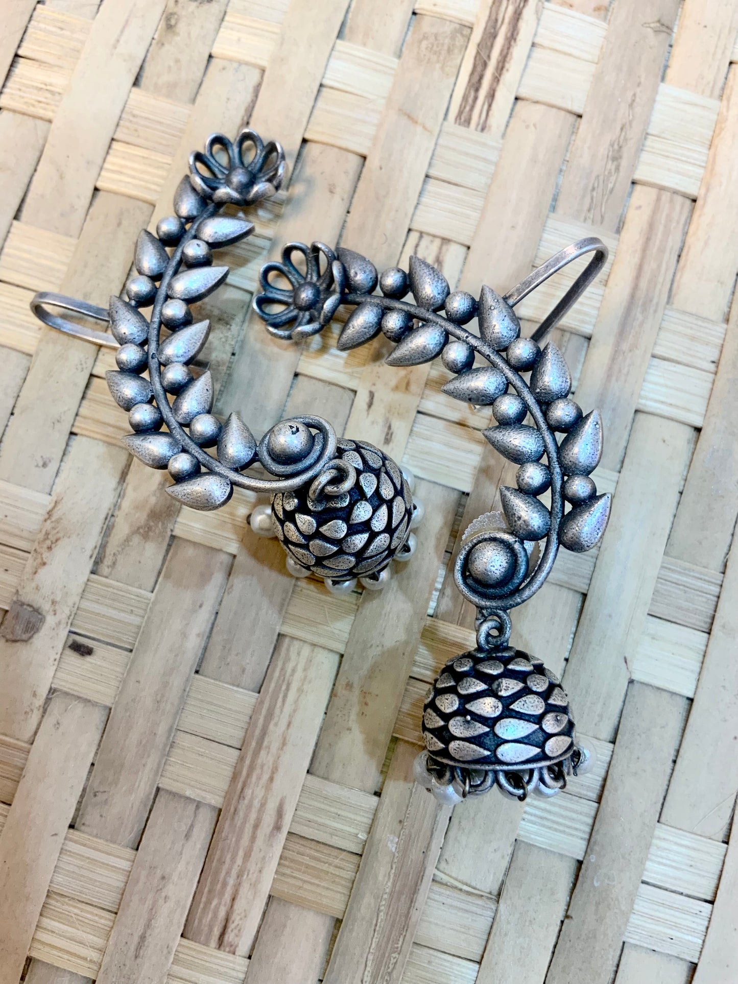 Vanlata cuff jhumkas