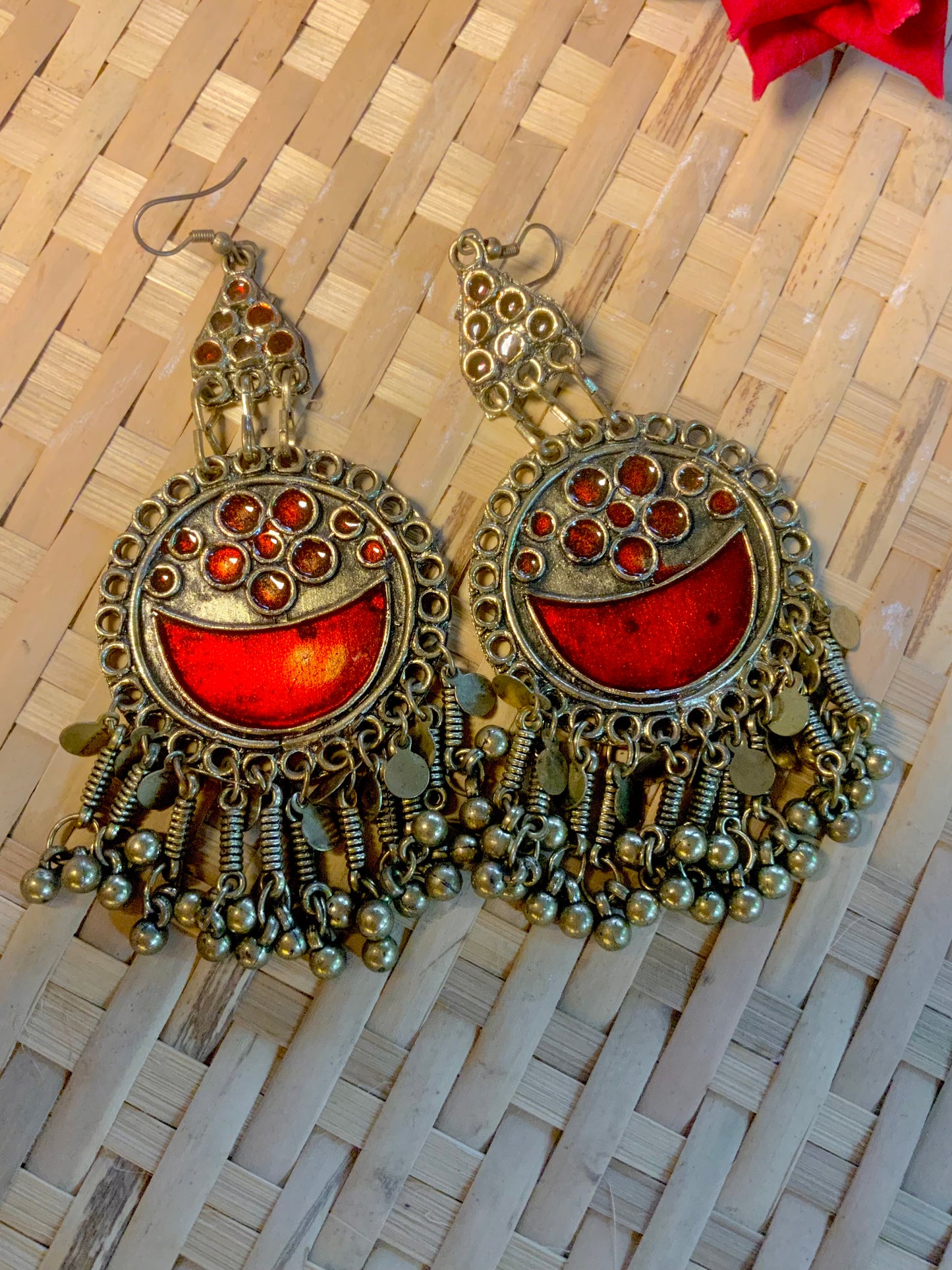 Gul-e-surkh afgani jhumka