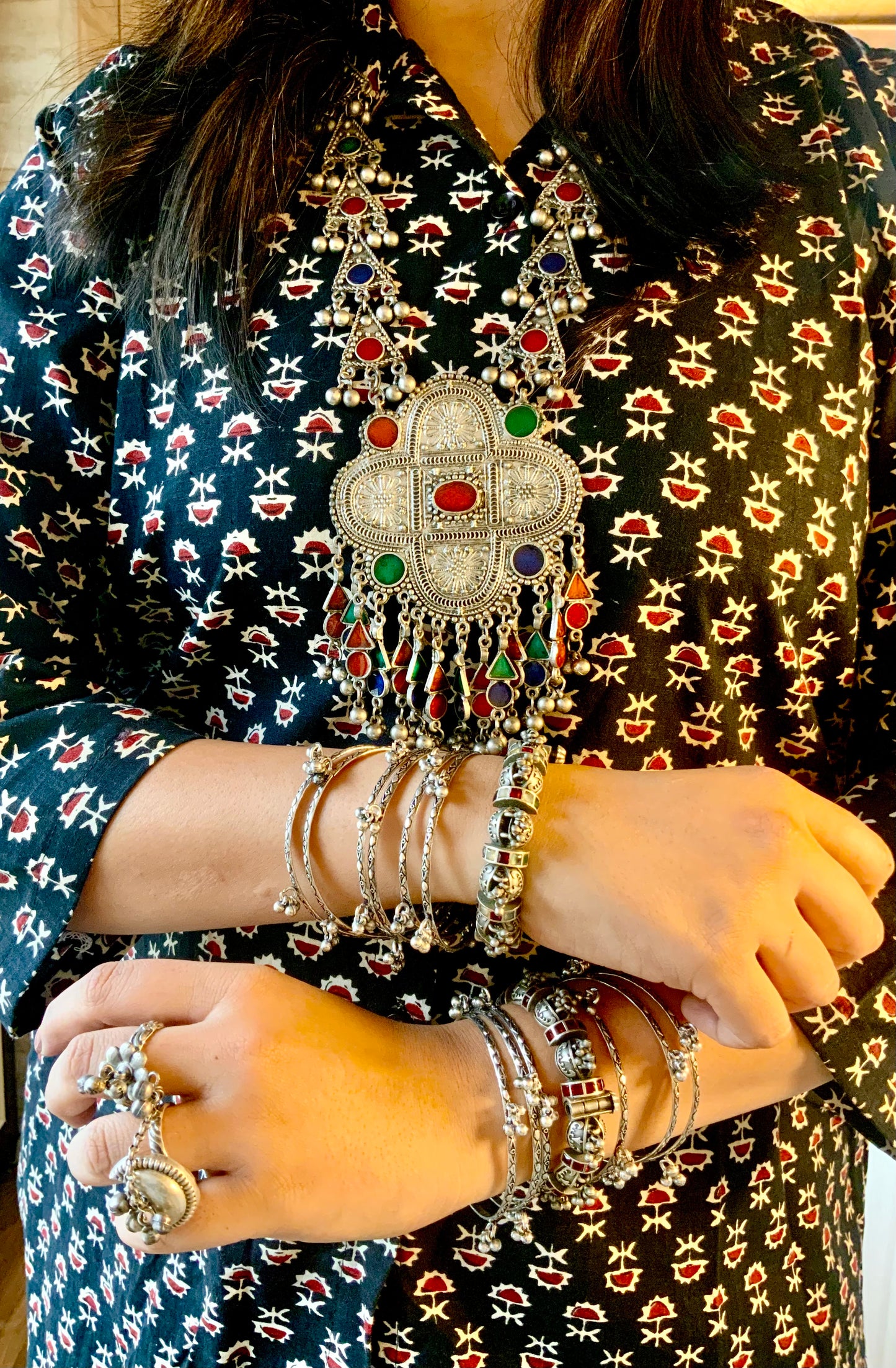 Kaali chaap coord set