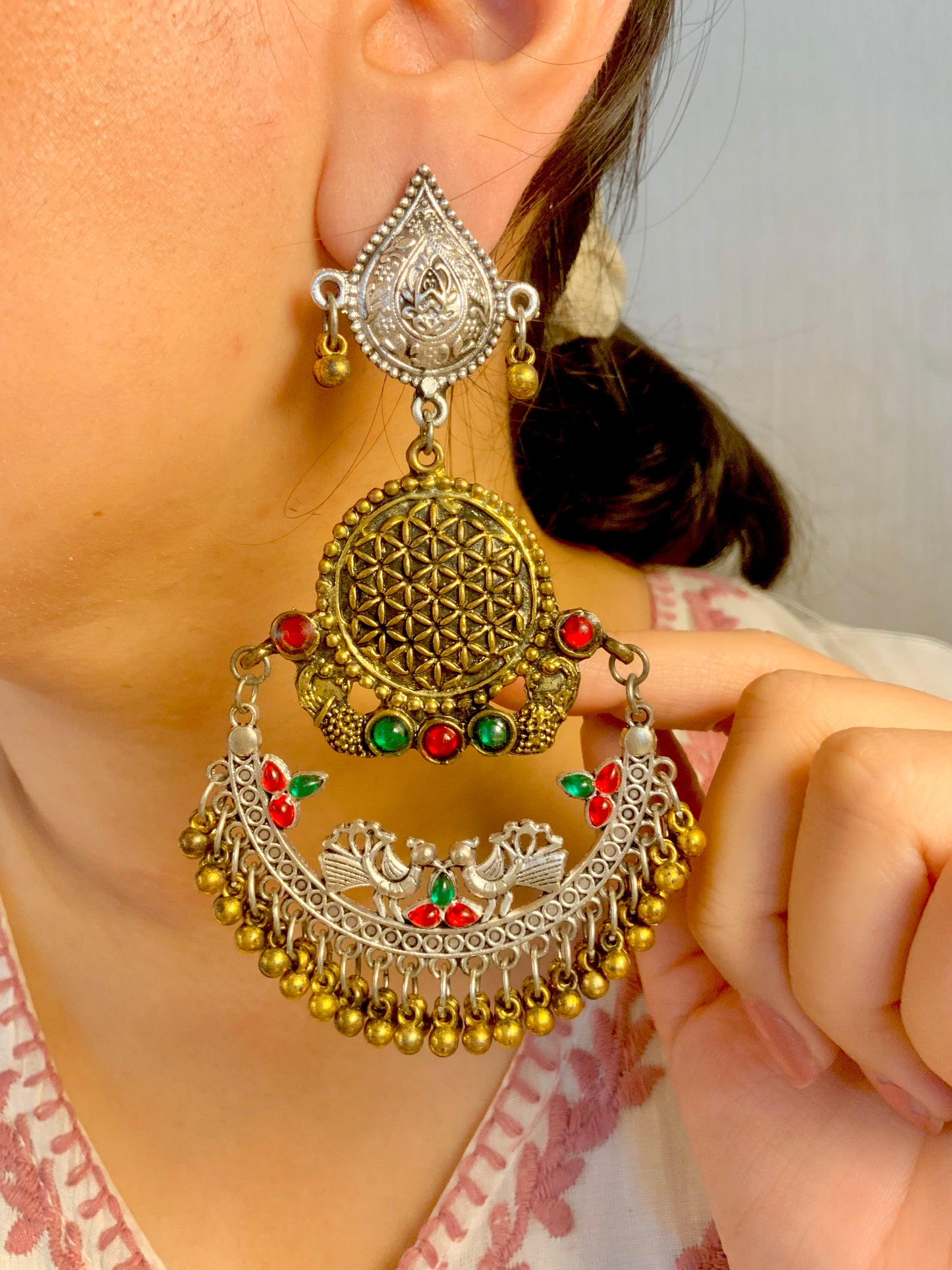 Mayura mandala chandbali